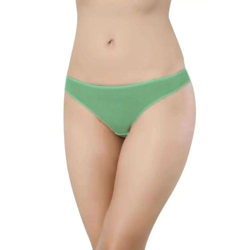 4 Adet Süper Eko Set Likralı Kadın Slip Külot Ten Pudra Yeşil Fuşya