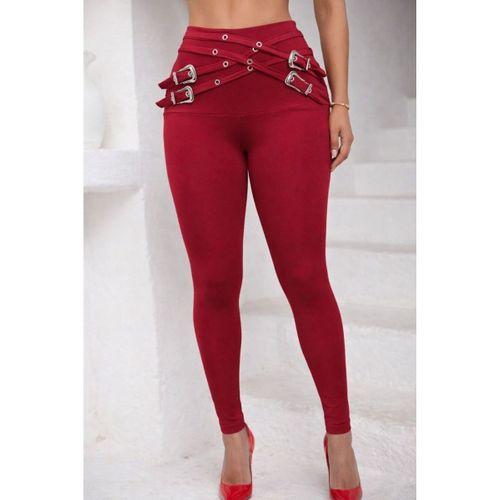 Kadın Yüksek Bel önden çapraz Kuş Göz Detaylı Dalgıç Tayt