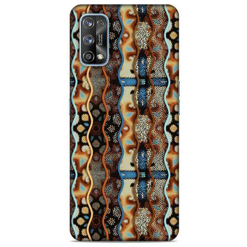 Oppo Realme 7 Pro Kılıf Baskılı Özel Seri Taşlı (33) Hybrid Kılıf