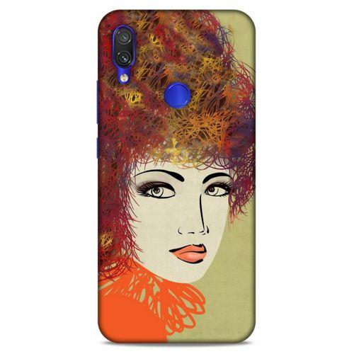 Lopard Xiaomi Redmi Note 7 Uyumlu Kılıf Sürreal Yüzler ♀ (32) Soft Silikon Kılıf Desenli