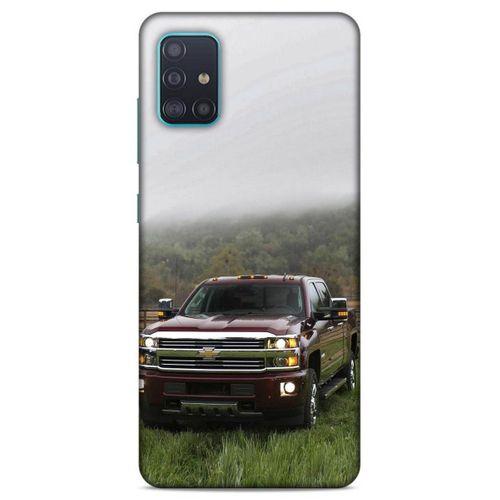 Lopard Samsung Galaxy A51 Uyumlu Kılıf PickUpX (35) Fit Design Kılıf Bordo