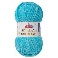 Himalaya Dolphin Baby Kadife Örgü İpi 80315 - Mavi