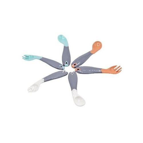 Babyjem BabyJem Açılı Mama Kaşık Çatal Takımı 703 Yeşil