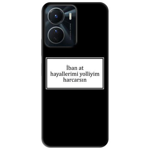 Vivo Y16 Kılıf HD Yazı Baskılı Silikon Arka Kapak - Yazı 9