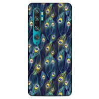 Xiaomi Mi Note 10 Kılıf Desenli Özel Seri Tüyler (10) Full Koruma Kılıfı