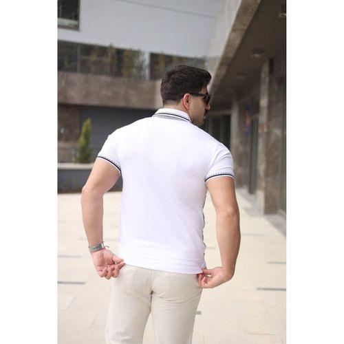 Erkek Polo Yaka Fermuar Detaylı Tişört