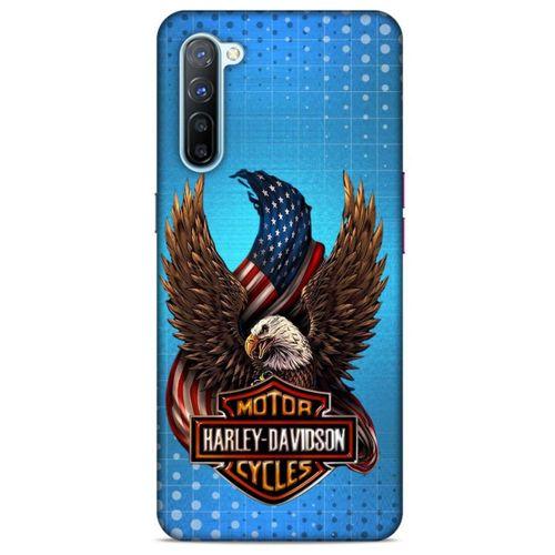 Oppo Reno 3 Uyumlu Kılıf Motorsiklet (38) Neo Hybrid Kılıf Harley Davidson