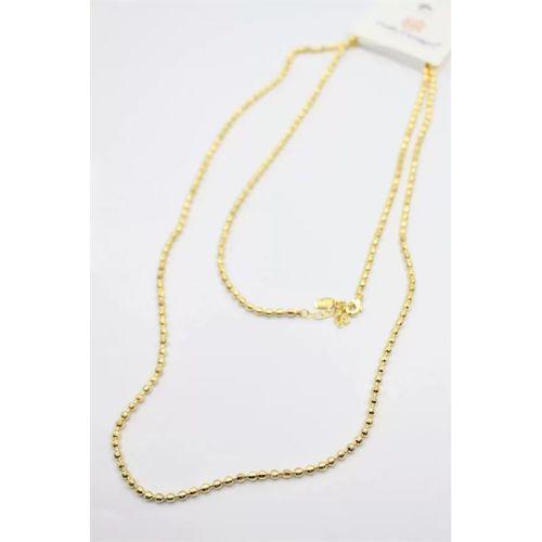 Dorika Zincir Kolye- 90 cm - Altın