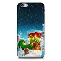 Apple Iphone 6 Plus Kılıf Snowix (4) Koruma Kılıfı Yeşil Lacivert