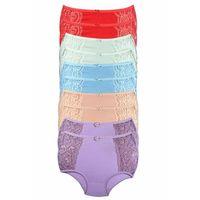 10 Adet Kenar Dantelli Toparlayıcı Yüksek Bel Bato Külot