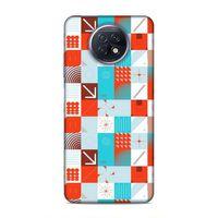 Xiaomi Redmi Note 9T Uyumlu Kılıf Insomnia (33) Hybrid Kılıf Turkuaz Kırmızı