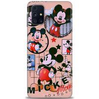 Samsung Galaxy M51 Kılıf HD Baskılı Kılıf - Mickey Mouse + Tam Ekran Koruyucu