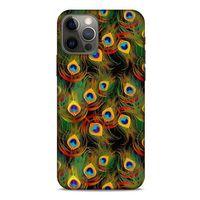 Apple iPhone 12 Pro Kılıf Desenli Özel Seri Tüyler (12) Koruyucu Silikon