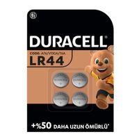Eğitici Çocuk Duracell Özel Alkalin 4'Lü 1,5V Düğme Pil LR44