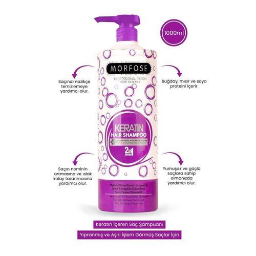 Keratin Şampuan 1000 ML - Besleyici Koruyucu Etki