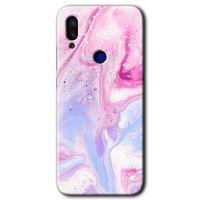 Redmi Note 7 Kılıf HD Desen Baskılı Arka Kapak - Kabarmış Leke