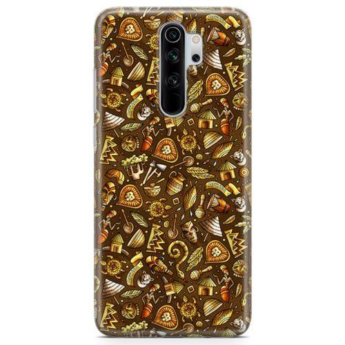 Xiaomi Redmi Note 8 Pro Kılıf Maskeli Balo Doodle Arka Kapak Koruma Desenli Full Koruyucu