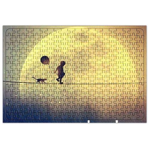 İpte Yürüyen Balonlu Çocuk Puzzle 240 Parça Yapboz