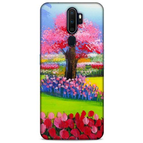Oppo A5 2020 Kılıf Japonya (40) Fit Silikon Kılıf Japonya Ağaçları