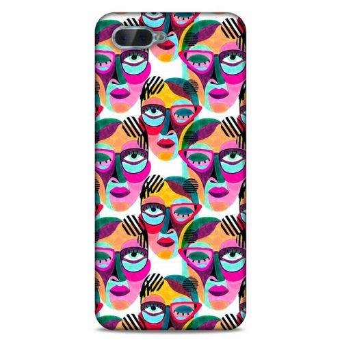 Lopard Oppo Rx17 Neo Uyumlu Kılıf Sürreal Yüzler ♀ (4) Koruma Kılıfı Desenli