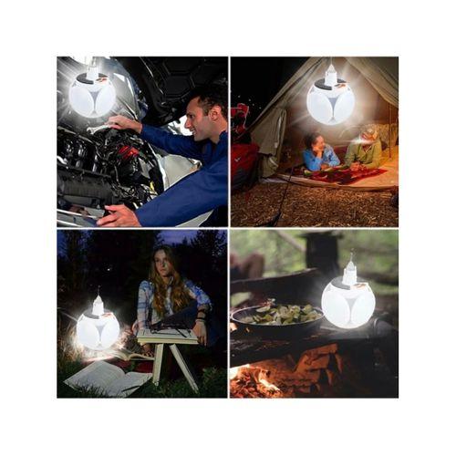 Solar Güneş Enerji Ve Usb Sarjli 5 Kanatlı