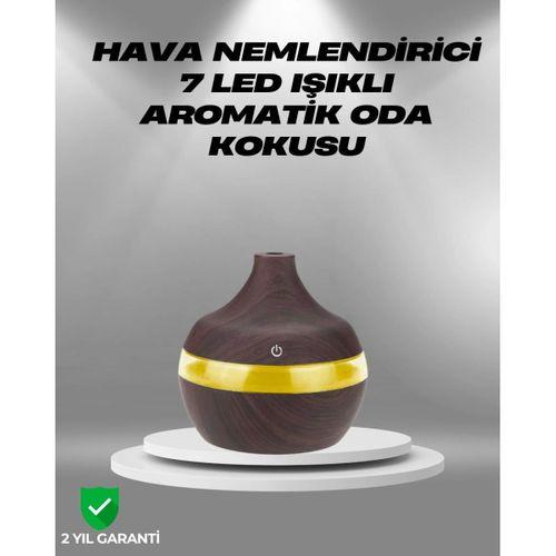 Aromaterapi Uyumlu 300 Ml Led Işıklı Oda Kokusu Difüzörü