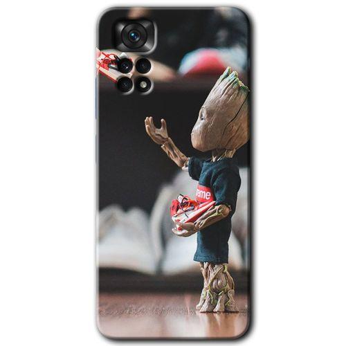 Potkal Hediye Fabrikası Xiaomi Redmi Note 11s 5G Global Kılıf HD Desen Baskılı Arka Kapak - I am Groot
