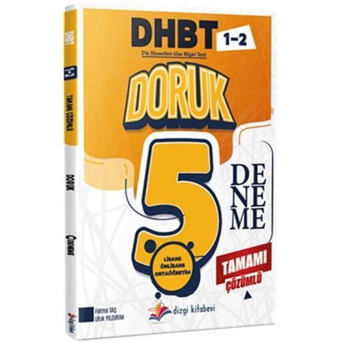 Doruk DHBT Din Hizmetleri Alan Bilgisi Testi Tamamı Çözümlü 5 Deneme Sınavı Dizgi Kitap