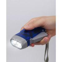 Kendiliğinden Şarjlı El Feneri 3 Led Enerjisiz Çalışan Pratik Tasarım