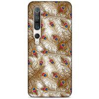 Xiaomi Mi 10 Pro Kılıf Desenli Özel Seri Tüyler (25) Antişok Kapak