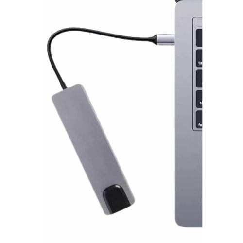 Usb Type-c Hub Dönüştürücü Çevirici Çoklayıcı Macbook Çevirici 8 Portlu