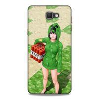 Lopard Samsung Galaxy J7 Prime Uyumlu Kılıf PiXel (33) Hybrid Kılıf TNT Girl