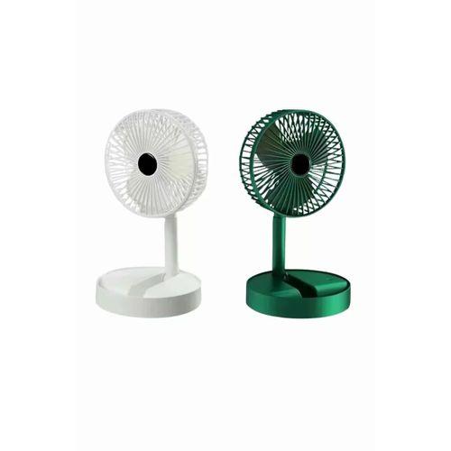 Katlanabilir Teleskopik Şarjlı Fan Masaüstü Soğutucu Vantilatör