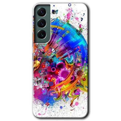 Galaxy S22 Plus Kılıf HD Desen Baskılı Arka Kapak - 4K Clock + Kırılmaz Cam