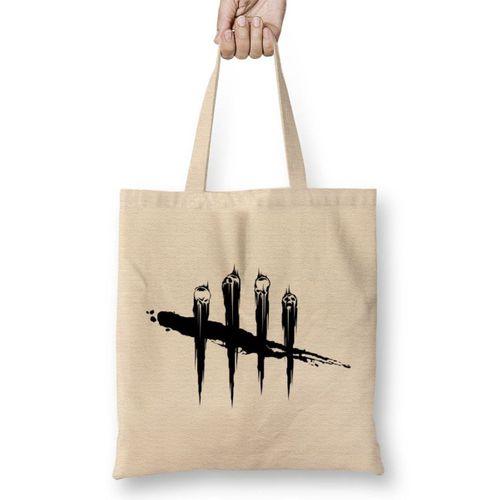 Dead by Daylight Logo 03 Bez Çanta Uzun Saplı