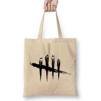 Dead by Daylight Logo 03 Bez Çanta Uzun Saplı