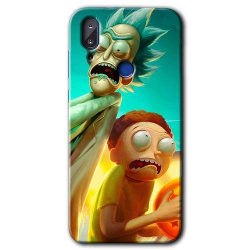 Vestel E5 Kılıf HD Desen Baskılı Arka Kapak - Rick Morty