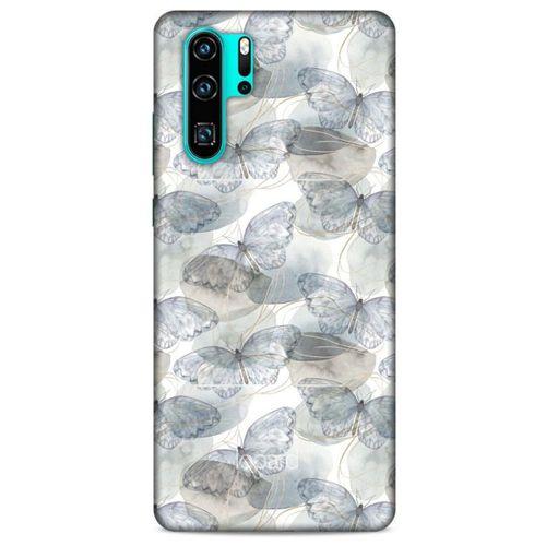 Huawei P30 Pro Kılıf Kelebek Etkisi (29) Arka Koruma Kılıfı Kırmızı Yeşil