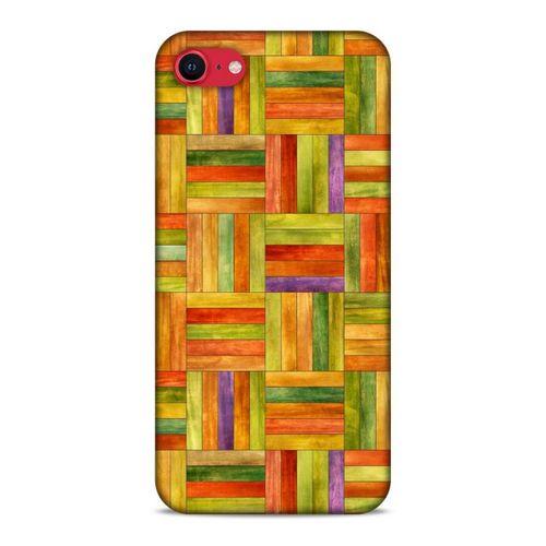 Lopard Apple iPhone SE 2020 Uyumlu Kılıf Wood'X (50) Shockproof Kılıf Desenli