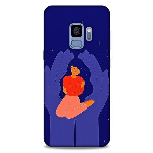 Samsung Galaxy S9 Kılıf Depresyon (7) Telefon Kılıfı Koyu Kahverengi