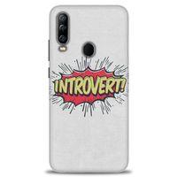 General Mobile GM 20 Pro Kılıf HD Baskılı Kılıf - Introvert! + Tam Ekran Koruyucu
