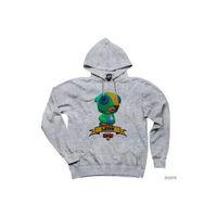 Brawl Stars Leon Gri Kapşonlu Sweatshirt Hoodie