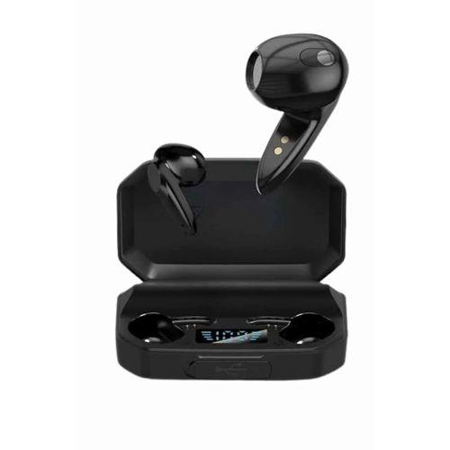 Rgb Işıklı Çift Mikrofonlu Siyah Profesyonel  Kulaklığı Kablosuz Kulakiçi