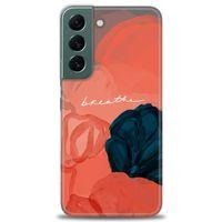 Samsung Galaxy S22 Kılıf HD Baskılı Kılıf - Breathe + Tam Ekran Koruyucu