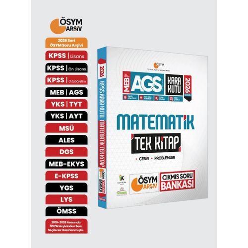 2026 MEB AGS Kara Kutu Matematik TEK KİTAP ÖSYM Arşiv Çıkmış Soru Bankası Konu Özetli Çözümlü
