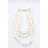 3'lü İnci Set Kolye - Beyaz