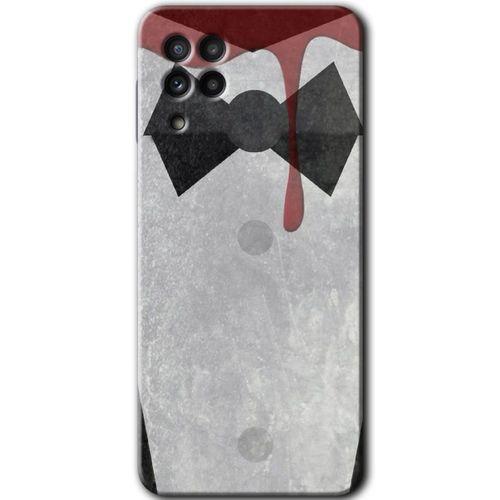 Potkal Hediye Fabrikası Samsung Galaxy M32 Kılıf HD Desen Baskılı Arka Kapak - Gentleman Blood