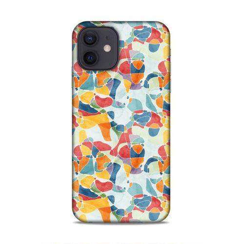 Apple iPhone 12 Uyumlu Kılıf Romans (33) Hybrid Kılıf Taşlar