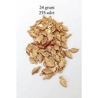 Oya Abiye Bileklik Kolye Pleksi Metalik Plastik Pul Altın Renk 24 gram 255 adet - BNC546