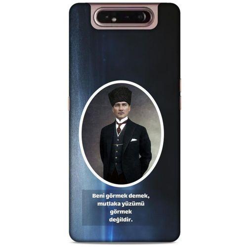 Samsung Galaxy A80 Kılıf Atatürk (7) Telefon Kılıfı Lavivert